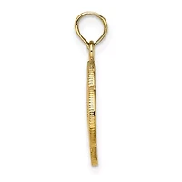 14K Yellow Gold Small Celtic Eternity Knot Circle Charm