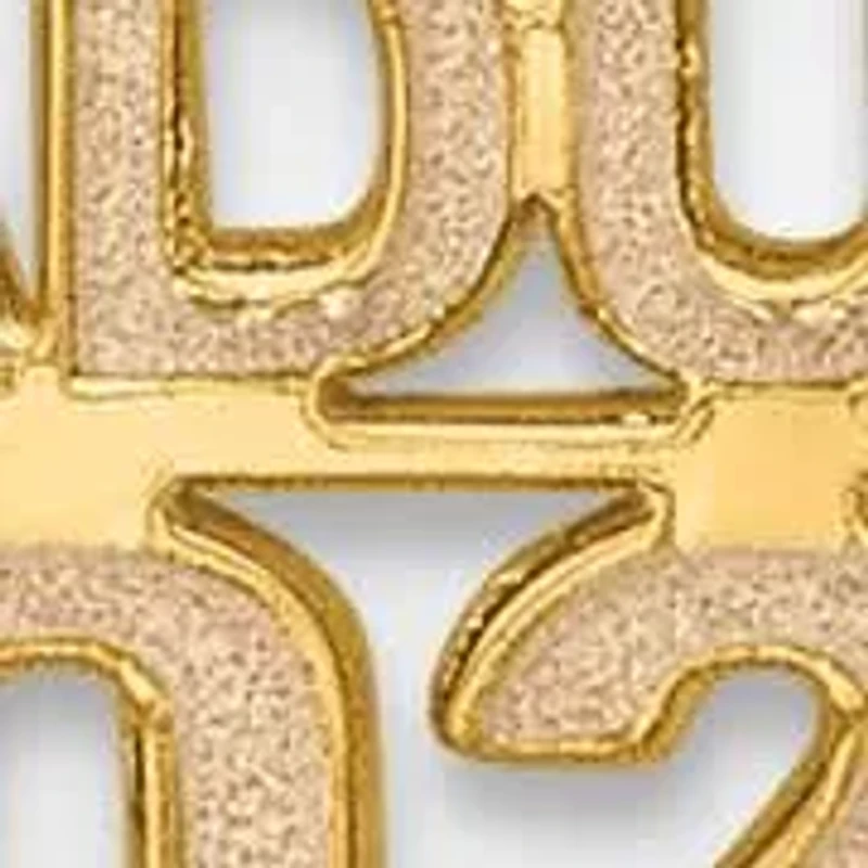 14K Yellow Gold Polished GRADUATE 2025 Under Cap Charm