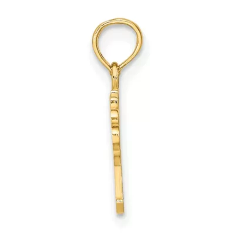 14K Yellow Gold DADDY'S GIRL Charm
