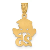 14K Yellow Gold Graduation Cap and Diploma-2025 Charm