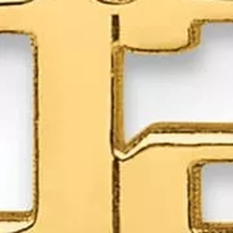 14K Yellow Gold Polished 2025 Graduation Charm