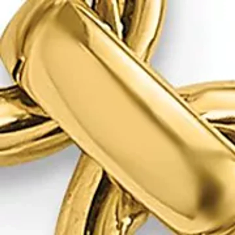 14K Yellow Gold Polished Fancy Link Bracelet
