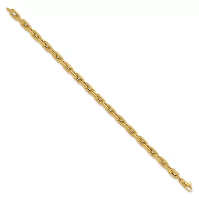 14K Yellow Gold Polished Fancy Link Bracelet