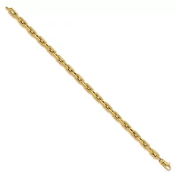 14K Yellow Gold Polished Fancy Link Bracelet