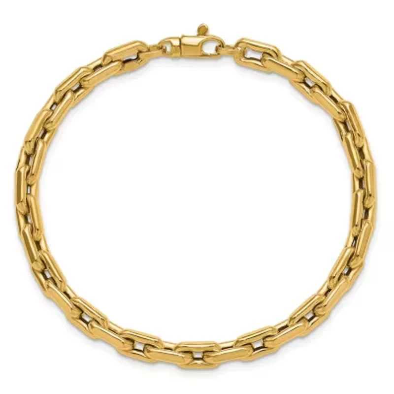 14K Yellow Gold Polished Fancy Link Bracelet