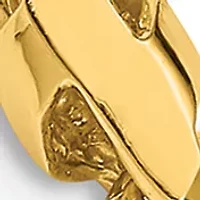 Mens 14K Yellow Gold 5.5 Millimeter Fancy Link Bracelet