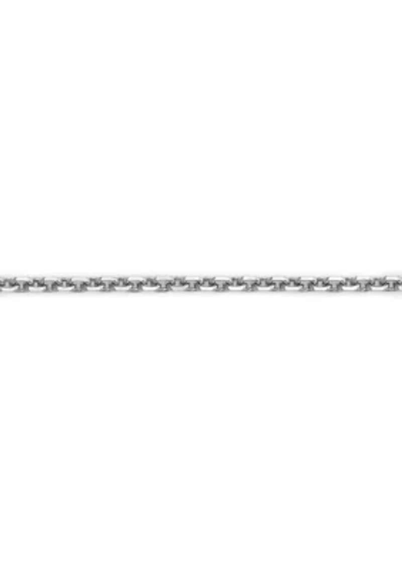 2 ct. t.w. Diamond Heart 18 Inch Necklace in 14K White Gold