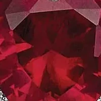 Lab Created 2.5 ct. t.w. Ruby and 1/6 ct. t.w. Lab Grown Diamond VS+ F+ 18-inch Heart Necklace in 14K White Gold