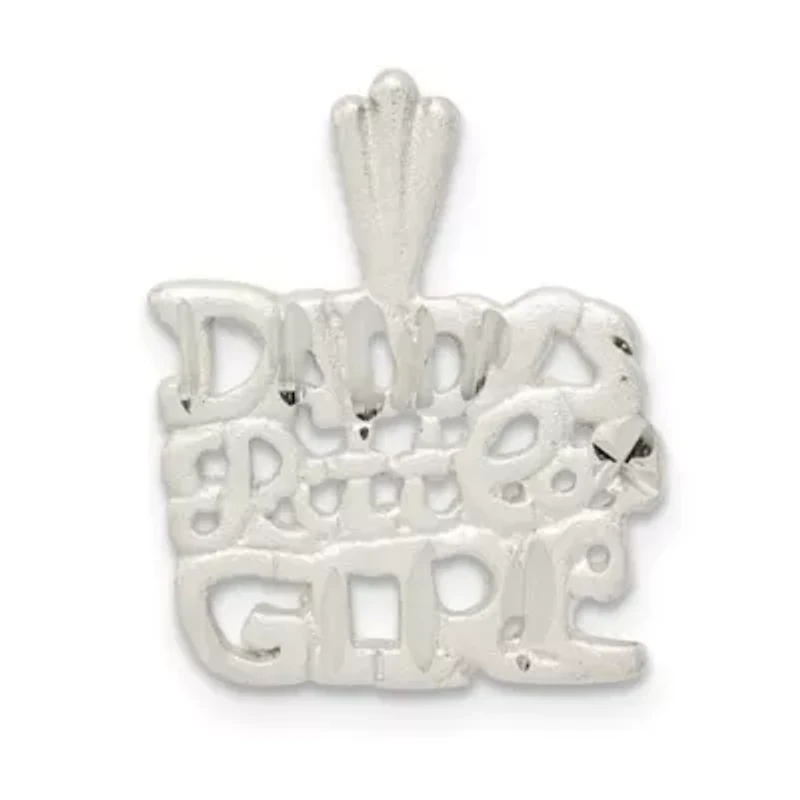 Sterling Silver Daddy's Little Girl Charm