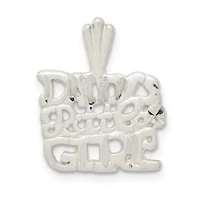 Sterling Silver Daddy's Little Girl Charm