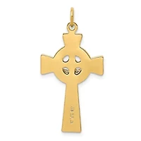 Sterling Silver and Gold Tone INRI Crucifix Pendant