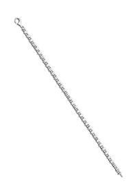1/ ct. t.w. Diamond Tennis Bracelet in Rhodium Plated Sterling Silver