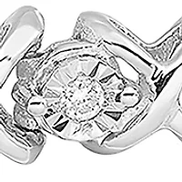 1/2 ct. t.w. Diamond Bracelet in Rhodium Plated Sterling Silver