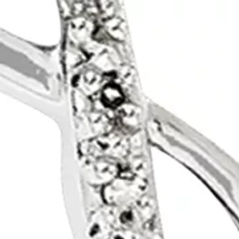 1/ ct. t.w. Diamond Bracelet in Rhodium Plated Sterling Silver