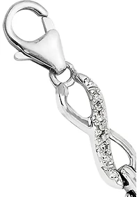 1/ ct. t.w. Diamond Bracelet in Rhodium Plated Sterling Silver