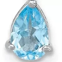 2.58 ct. t.w. Amethyst, Swiss Blue Topaz and Iolite Dangle Earrings in Rhodium-plated Sterling Silver