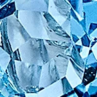 2.1 ct. t.w. Swiss Blue Topaz and White Topaz Circle Hinged Earrings in Rhodium-Plated Sterling Silver