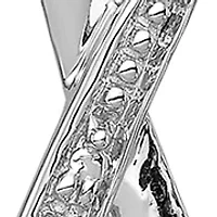1/10 ct. t.w. Diamond Dangle Earrings in Rhodium Plated Sterling Silver