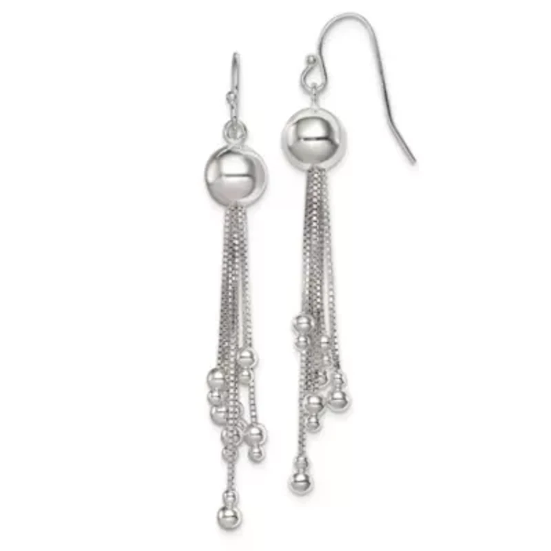 Sterling Silver Shepherd Hook Earrings