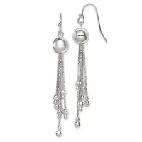 Sterling Silver Shepherd Hook Earrings