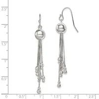 Sterling Silver Shepherd Hook Earrings