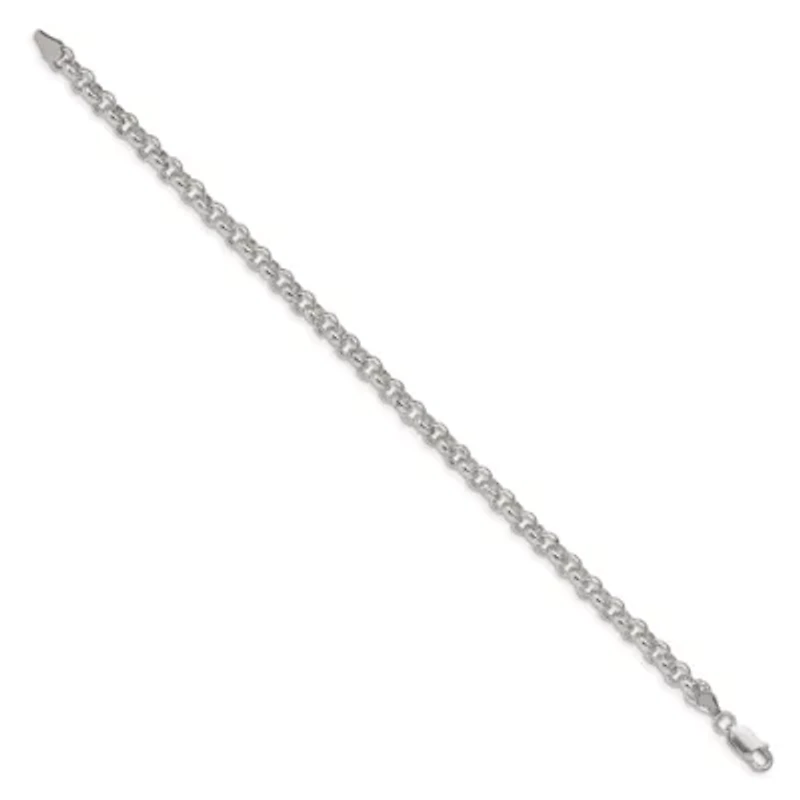 Sterling Silver 5mm Rolo Chain Bracelet