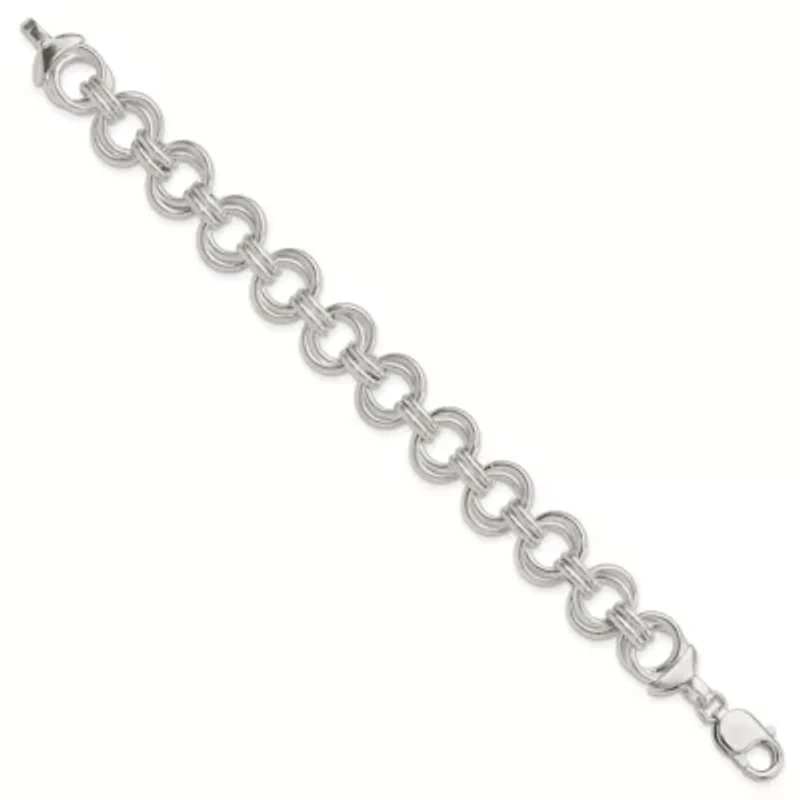 Sterling Silver Fancy Link Bracelet