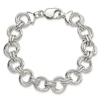 Sterling Silver Fancy Link Bracelet