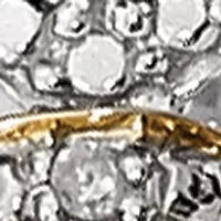 1/3 ct. t.w. Amethyst and 1/10 ct. t.w. Diamond Key 17-Inch Necklace in Sterling Silver and 14K Gold Accent