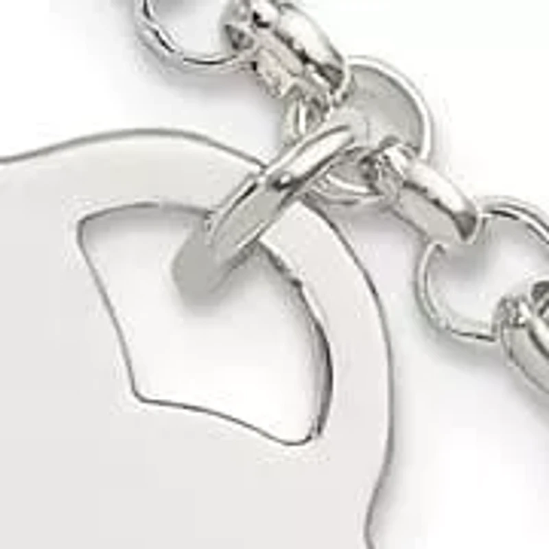 Sterling Silver Heart Bracelet