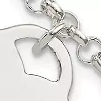 Sterling Silver Heart Bracelet