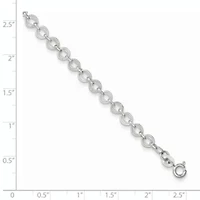 Sterling Silver 5mm Fancy Bracelet