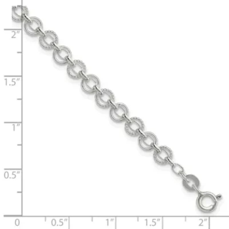 Sterling Silver 5mm Fancy Bracelet
