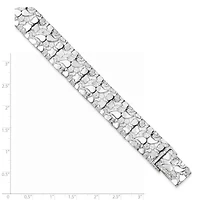 Sterling Silver 15mm Nugget Bracelet