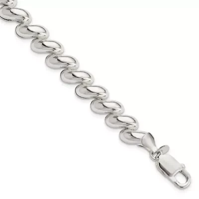Sterling Silver Fancy Polished San Marco Bracelet