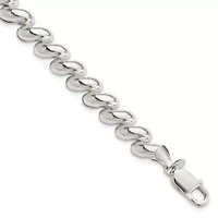 Sterling Silver Fancy Polished San Marco Bracelet