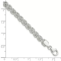 Sterling Silver Polished Love Knot Bracelet