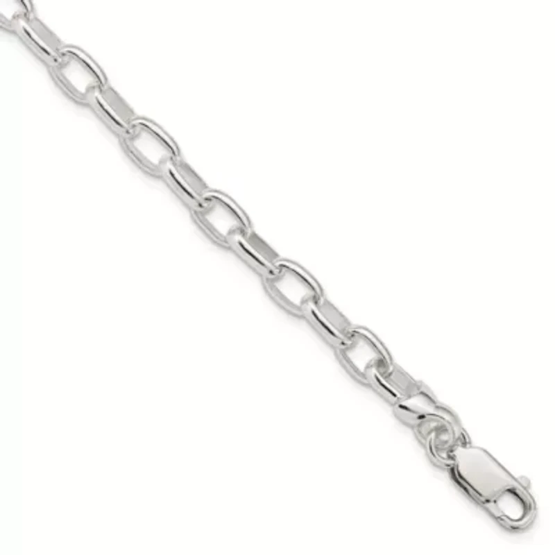 Sterling Silver 7.5-inch Fancy Link Bracelet