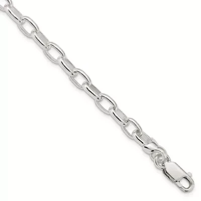 Sterling Silver 7.5-inch Fancy Link Bracelet