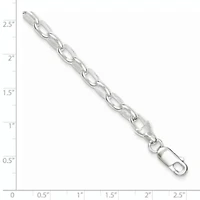Sterling Silver 7.5-inch Fancy Link Bracelet