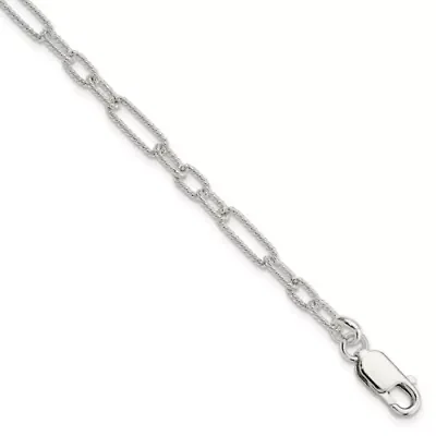 Sterling Silver 7.5-inch Fancy Link Bracelet