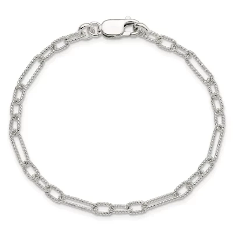 Sterling Silver 7.5-inch Fancy Link Bracelet