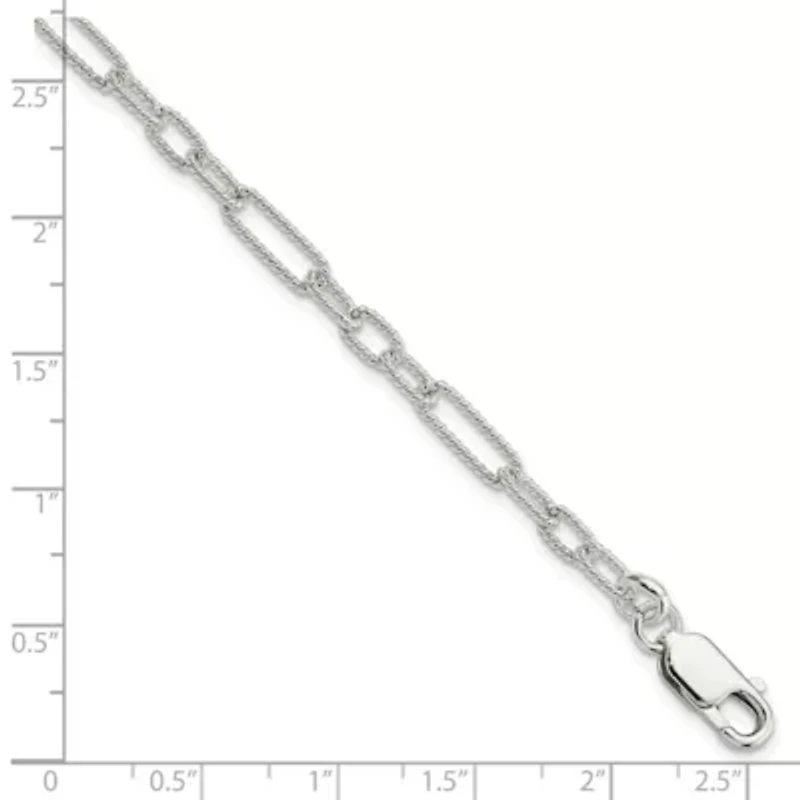 Sterling Silver 7.5-inch Fancy Link Bracelet