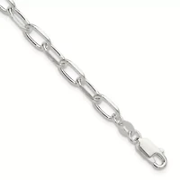 Sterling Silver 7.5-inch Fancy Link Bracelet
