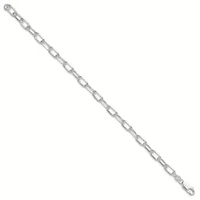 Sterling Silver 7.5-inch Fancy Link Bracelet