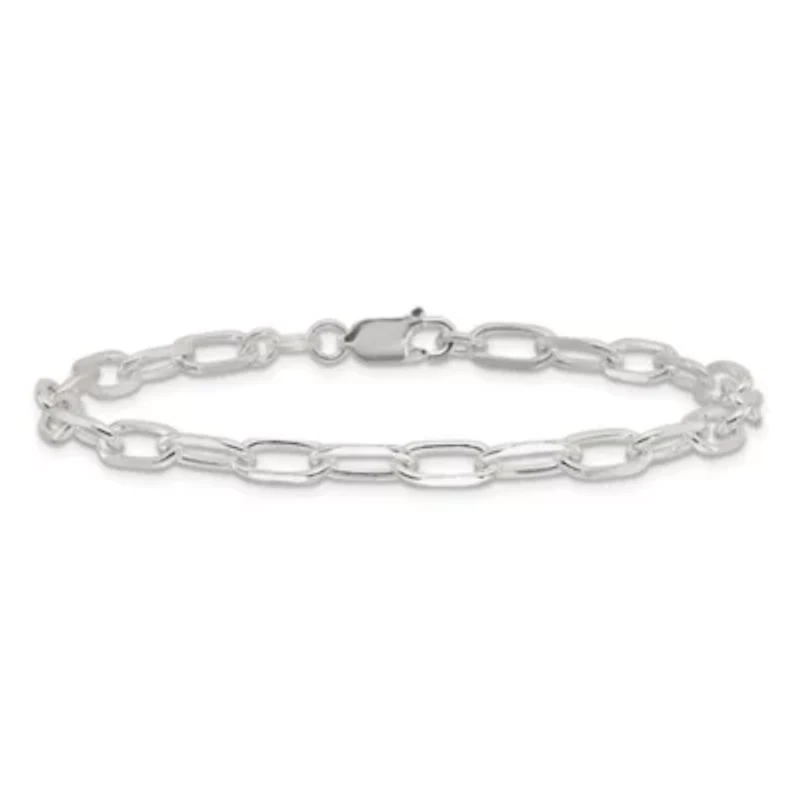 Sterling Silver 7.5-inch Fancy Link Bracelet