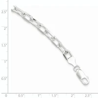 Sterling Silver 7.5-inch Fancy Link Bracelet