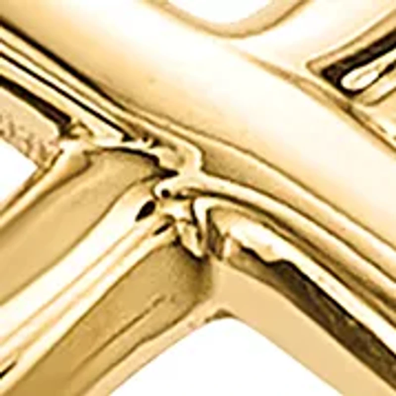 14K Yellow Gold Polished Infinity Ring