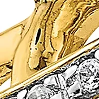 1/10 ct. t.w. Diamond Infinity Symbol Ring 14K Yellow Gold