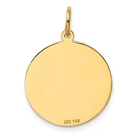 14K Yellow Gold #1 DAD Charm